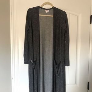Black & White stripe Lularoe Sarah Cardigan